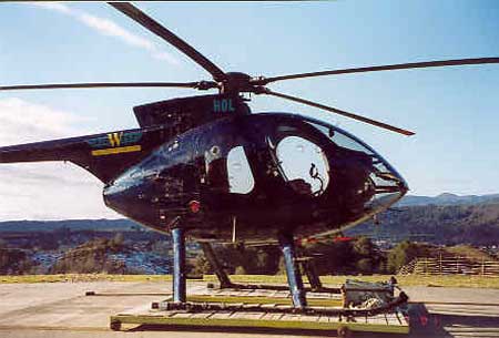 One of the helicopters we use - A 500E