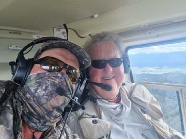 Heli-fishing for Brown Trout in the Reefton area of the South Island, New Zealand with fishing guide Bryan Wilson