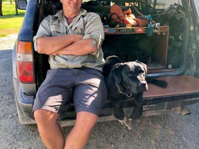Fly fishing for Brown Trout in the Reefton area of the South Island, New Zealand with fishing guide Bryan Wilson
