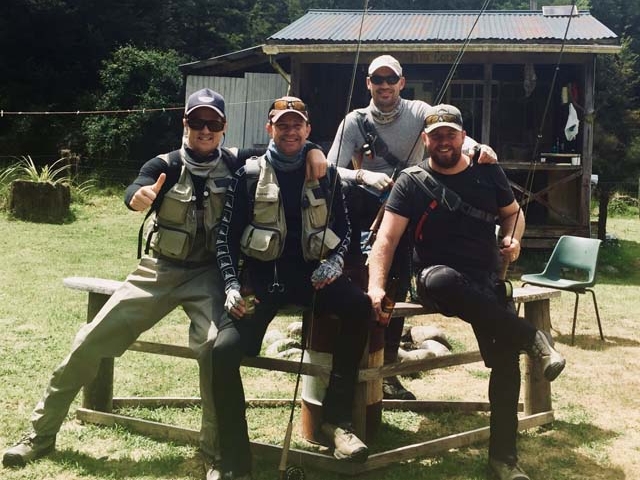 Fly fishing for Brown Trout in the Reefton area of the South Island, New Zealand with fishing guide Bryan Wilson