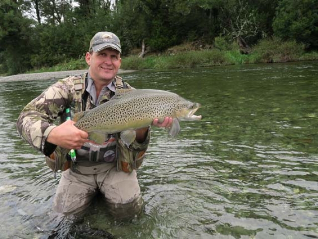 Trophy West Coast Brown Trout with Fishing Guide Bryan Wilson