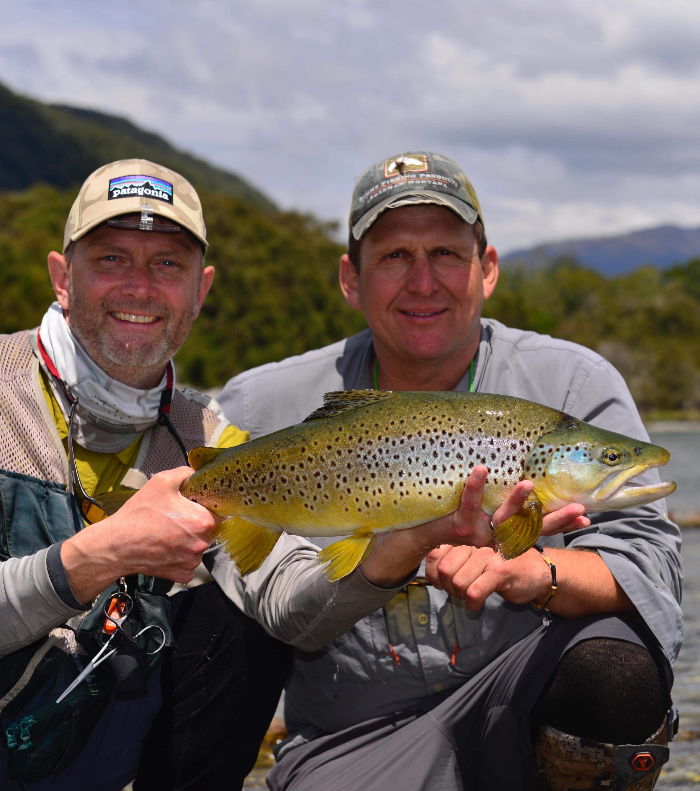 South Island New Zealand Brown trout with Bryan Wilson Reefton fishing guide